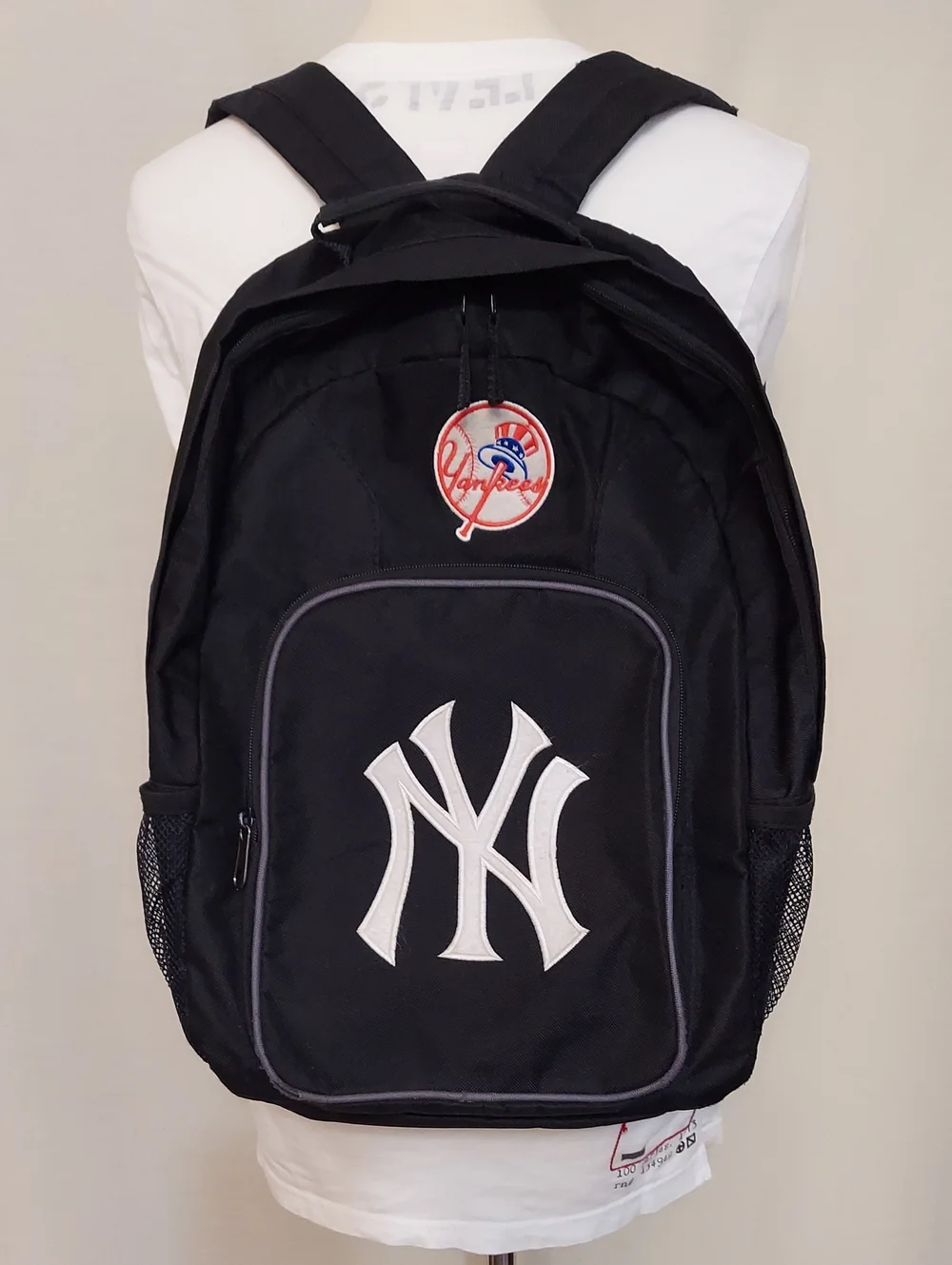 New York Yankees Black Backpack with Logo